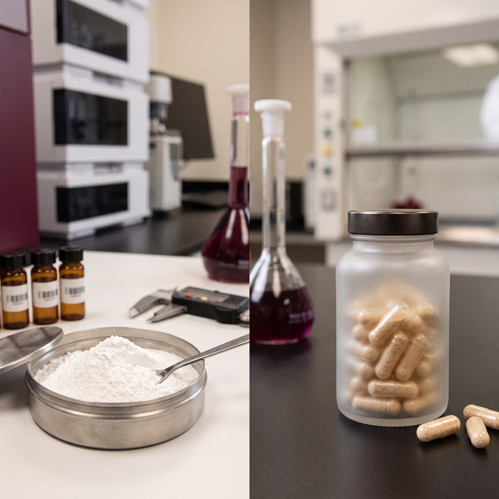 Raw Ingredient COAs vs Finished Product Testing: What Each Can Show