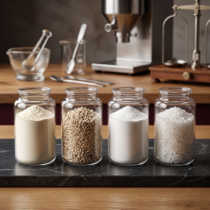 Supplement Excipients by Function: Binders, Diluents, Lubricants, and Anti-Caking Agents